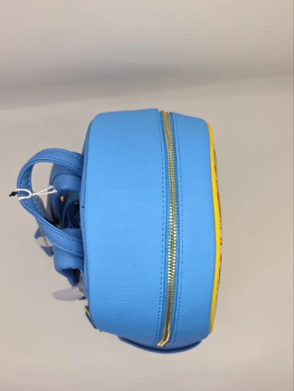 Loungefly Blue Yellow Snow White Stained Glass Mini Backpack